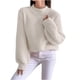 thumbnail image 2 of Puntoco Suéter Mujer Sólido Casual Suéter Cuello Redondo Cálido Jersey Ajustado Liquidación De Navidad Puntoco Puntoco-2767, 2 of 6