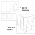 thumbnail image 3 of GAXIRE Wire Storage Basket Steel White for Freezer and Refrigerator Organization, 3 of 8