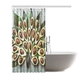 thumbnail image 2 of MKHERT Peacock Made From avocado Palta and avocado Tree L Shower Curtain Home Decor Bathroom Shower Curtain 66x72 inch, 2 of 2