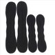 thumbnail image 2 of Fabricante de Moño Mágico (6 Pequeños, 6 Grandes) Moldeador de Moño de Esponja de Espuma Accesorios para el Cabello (Negro), 2 of 5