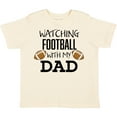 thumbnail image 3 of Inktastic Watching Football with My Dad Boys or Girls Toddler T-Shirt, 3 of 5