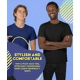 thumbnail image 3 of BROOKLYN VERTICAL Men's 3-Pack Solid Tees, Soft Comfortable Short Sleeve Crewneck T-Shirts, 3 of 6