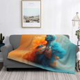 thumbnail image 2 of Naloa Surreal Body Art Flannel Fleece Throw Blanket for Bed Couch, Thick Blanket - All Seasons Suitable for Women, Men and Kids-40"x30", 2 of 6