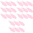 thumbnail image 3 of 24 Pcs Vintage Motel Keychain DIY Blank Hotel Keychains Heat Transfer Blank Keychains Bulk Sublimation (Pink), 3 of 4