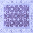 thumbnail image 1 of Ahgly Company Indoor Square Oriental Blue Traditional Area Rugs, 6' Square, 1 of 4