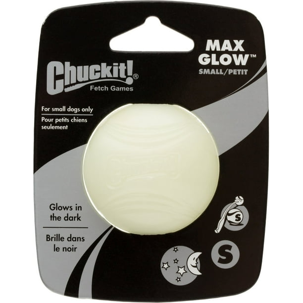 Chuckit! Max Glow Ball Dog Toy, Small