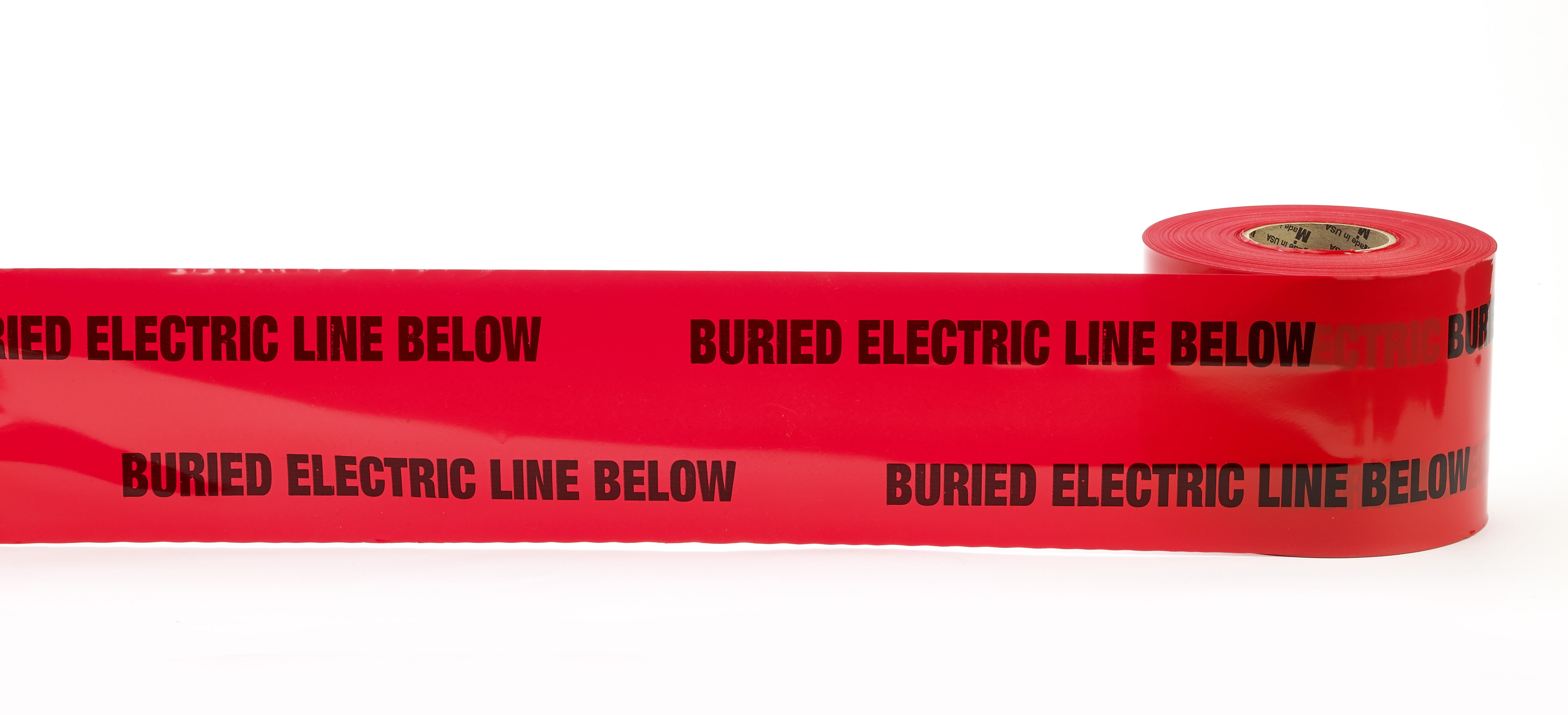 Polyethylene Non Detectable Underground Electric Line Marking Tape, 4.5