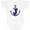 AA-White, variant on Inktastic Monogram J Nautical Anchor Boys or Girls Baby Bodysuit