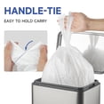 thumbnail image 7 of Small Trash Bags with Handles (1.2/2/2.6/3/4/5/6/8/13 Gallon) - Ocean Plastic Upcycling - Plastic Garbage Bags, Can Bin & Waste Basket Liner for Kitchen, Bathroom, Office and Pets, 7 of 7