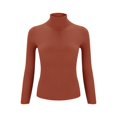 thumbnail image 4 of Women’s Cozy Knit Turtleneck Sweater | Soft Turtleneck Women Knit Sweater for Casual or Business Wear, 4 of 8