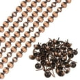 thumbnail image 1 of Uxcell 15Pack 1Metro Tacos de Tapicería Brillantes para Sofá, Clavos Decorativos, Cobre, 1 of 5