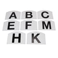 thumbnail image 1 of Dressage Alphabet, Sturdy Plastic 8pcs Dressage Letters Wall Mount  for Club, 1 of 7