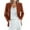 Brown, variant on Casual Blazers for Women 2025 Corduroy Long Sleeve Notch Lapel Collar Open Front Business Casual Work Office Jacket