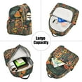 thumbnail image 5 of FORMRS Mini Backpack Purse for Women Quilted Travel Daypack Casual Shoulder Bag, Forest Mushroom, 5 of 7