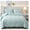 Aruba Blue, variant on 3-Piece 100% Cotton Oversized Bedspread Lightweight Quilt Coverlet Embroidery Farmhouse Bedding Set T0 (Emerald, Oversized Queen (100"x106"))