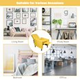 thumbnail image 6 of Giantex Push Back Recliner Chair with Footrest, Fabric Modern Accent Chair Armchair Recliner Sofa for Living Room Bedroom Office Club Chair (1 Pcs, Yellow), 6 of 8