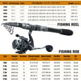 thumbnail image 6 of Sougayilang Carbon Fiber Telescopic 2.4 m Spinning Fishing Rod & Reel Combo, 2-Piece Rod, 6 of 8
