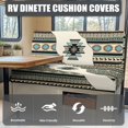 thumbnail image 4 of Yuyamidu Aztec Ethnic Gemoetric RV Dinette Cushion Covers Soft RV Couch Cushion Covers Breathable Loveseat Sofa Chair Furniture Protector for RV Camper Accessories, 4 of 7