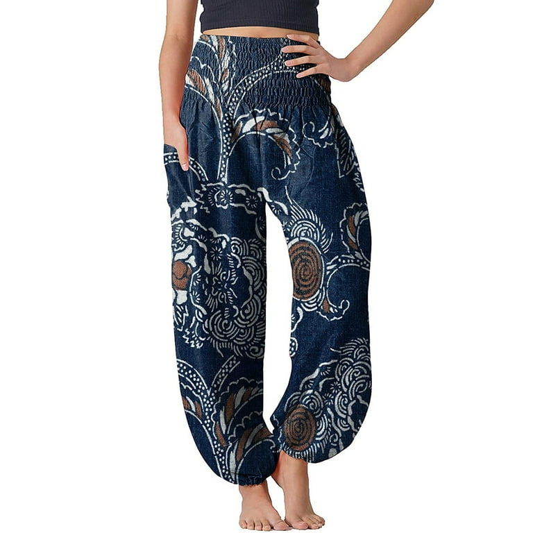JDEFEG Extra Long Yoga Pants For Tall Women Comfy Women's Boho