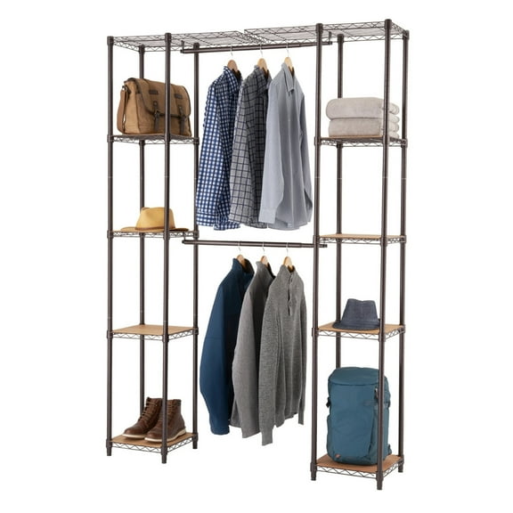 TRINITY Expandable Closet Organizer, Dark Bronze