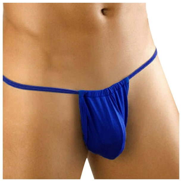 Mens Underwear Underwear Men T-back Thin Thong Low-Waisted