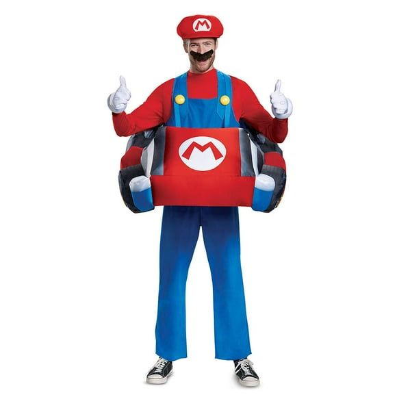 Mario Kart Inflatable Kart Costume for Adults