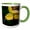 Green/White, variant on 3drose, Green Tree Python Snake, Morelia Viridis - Na02 Dno0739 - David Northcott, 11oz Two-tone Green Mug