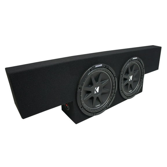 01-06 GMC Sierra Non-HD Crew Cab Truck Kicker Comp C10 Dual 10 Sub Box 2 Ohm