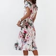 thumbnail image 4 of Pompotops Combinaison Short Imprimée pour Femme d'Été, Amincissante, à Bretelles, une Épaule, Plissée, Taille Haute, Pantalon Décontracté, 4 of 9