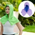 thumbnail image 4 of Sinyiin Instants Cooling Sun Resistant Scarf Light weight Sun Protective Neck Gaiters, 4 of 18