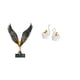 thumbnail image 1 of Elegante Escultura De Ala De Cisne De Resina, Adorno Feng Shui, Arte Decorativo De Mesa, Artesanía, Decoración De Pareja Para Estantería, Entrada Y Exhibición., 1 of 8