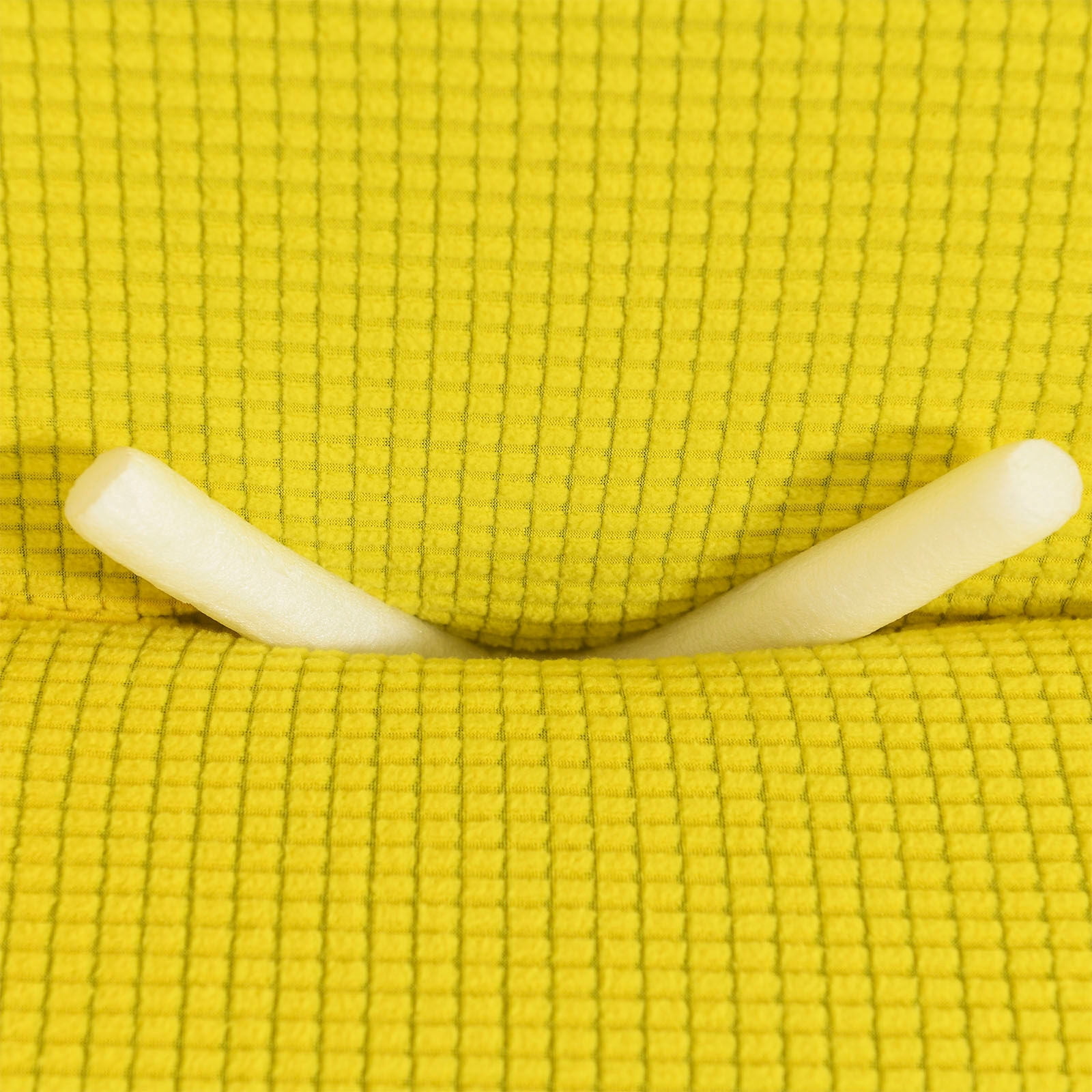 Stretch Plush Sofa Slipcover, Soft Sofa Cover, Thicken Couch Covers Anti-Slip Furniture Protector For 1 2 3 4 Seater Couch Slipcover-Lemon yellow-3 Seater (190-230CM)75-91in