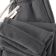 thumbnail image 5 of Men's Heavyweight Fleece Sweatpants Solid Color Thick Straight Leg Pants Loose Casual Breathable Sweatpants with Pockets, 5 of 7