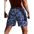 thumbnail image 3 of Yuemengxuan Men 2-in-1 Workout Shorts, Camouflage Beach Pants with Drawstring, Pockets, 3 of 4