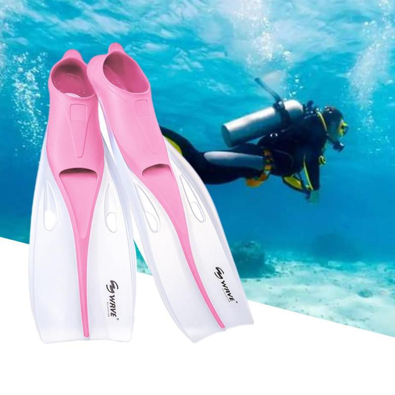 2Pairs Kids Adults Snorkeling Diving Swimming Training Learing Fins Flippers 