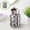 Gray, variant on Glass Pencil Holder Decorative Makeup Brush Bucket Eyebrow Pencil Organizer - Cute Desktop Storage Jar for Office Home Vanity Bathroom Counter