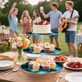 thumbnail image 6 of Cupcake Dessert Display Holder Tower Decorations For Party Wedding Birthday Anniversary Light Blue, 6 of 8