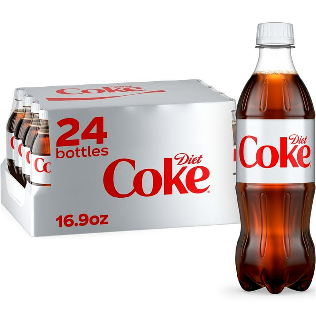 Diet Coke Soda Soft Drink, 16.9 fl. oz., 24 pk.