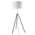 thumbnail image 3 of JONATHAN Y Lucius 67" Adjustable Metal LED Floor Lamp, Black/Brass, JYL6009A, 3 of 7