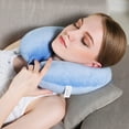 thumbnail image 6 of Bookisbunny Premium Memory Foam U Shape Travel Pillow Neck Pain Relief Cushion, 6 of 7
