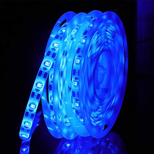 X Giftkey Led Strip Lights Battery Operated Under Cabinet Lighting Waterproof 2pack 240led Blue Night Light Bar Rope For Room Bedroom Kitchen Yard Party Com X Giftkey Led Strip Lights Battery, Blue Led Cabinet Lights