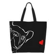 thumbnail image 1 of Easygdp French Bulldog Bolsas Tote para Mujer, Bolsos de Hombro para Viaje, Bolsos de Mano de Gran Capacidad para Compras y Trabajo, 1 of 8