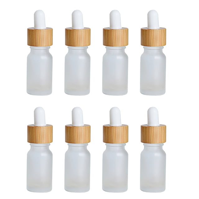unbranded 8Ud Contenedores Transparentes Para Esenciales Con Dosificador Y Material Duradero