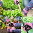 thumbnail image 6 of Qweryboo Long Gardening Gloves for Women, 37CM Thorn Proof&Puncture Resistance Garden Gloves Gauntlet, Womens Gardening Gloves Cactus Pruning, Work Garden Gloves Garden Gifts For Women(Purple), 6 of 7