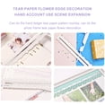 thumbnail image 4 of Irregular Jagged Ruler Metal Paper Tearing Ruler Craft Ruler 12Inch Deckle Edged Ruler Measuring Ruler for Card Making, 4 of 8