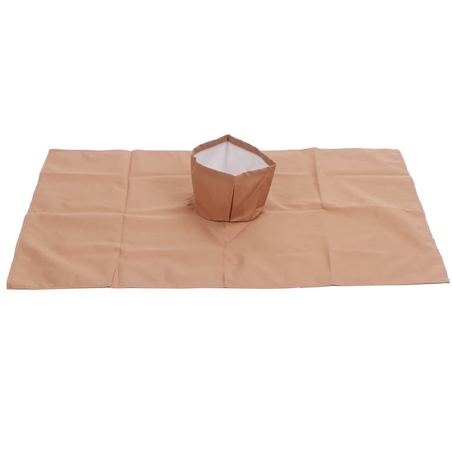 Sábana para camilla de masaje de algodón puro, lavable, profesional, para salón de belleza, color bronceado claro, 50 x 80 cm (19,7 x 31,5 pulgadas).
