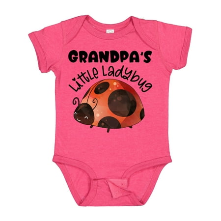 

Inktastic Grandpa s Little Ladybug Gift Baby Boy or Baby Girl Bodysuit