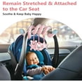thumbnail image 4 of Car Seat Toys for Baby 0-6 Months, Pink Piggy Spiral Plush Toy for Crib Carseat with Mirror Rattles Baby Essentials, 4 of 7
