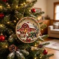 thumbnail image 6 of STPToys Christmas Decoration DIY Pearl Diamond Art Hanging Ornament Kit with Farm Horse Design, Acrylic Base for Fireplace Mantel Home Holiday Decor, 6 of 6