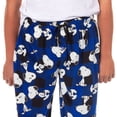 thumbnail image 3 of Peanuts Pajamas Men's Snoopy Buffalo Plaid Lounge Pajama Pants, 3 of 5